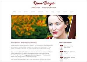 Reina Berger •  Mantrasingen, Workshops & Konzerte